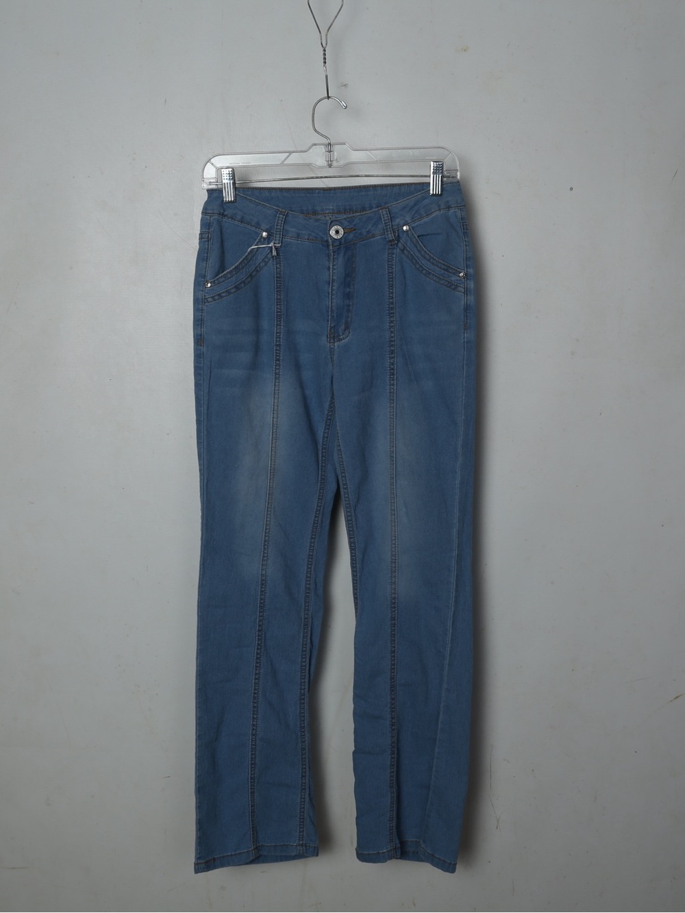 Blue Women’s Straight-Leg Jeans - Classic Everyday Style